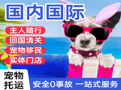 北京大兴机场空运国际宠物托运 【国